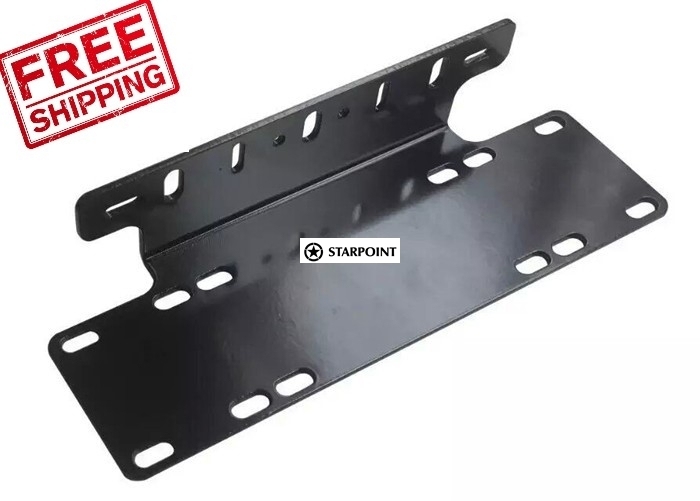 Number Plate Mounting Bracket for Driving Spotlight, Licence Plate Bracket for LED Driving Light Bar