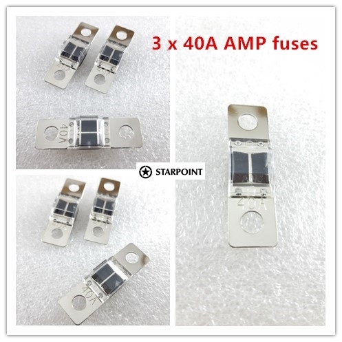 3 x 30 AMP/ 40 AMP/ 50 AMP/ 60 AMP/ 80 AMP/ 100 AMP Midi Fuses Suit Dual Battery or Solar Bulk Available