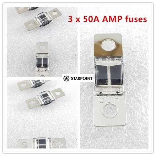 3 x 30 AMP/ 40 AMP/ 50 AMP/ 60 AMP/ 80 AMP/ 100 AMP Midi Fuses Suit Dual Battery or Solar Bulk Available