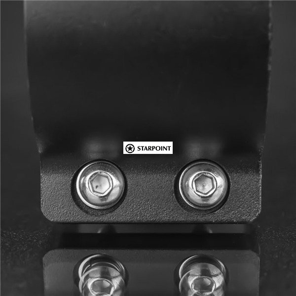 Pair Bull bar Clamps 66-71mm Mounting Tube Nudge bar Brackets for Light bar Driving Light Antenna