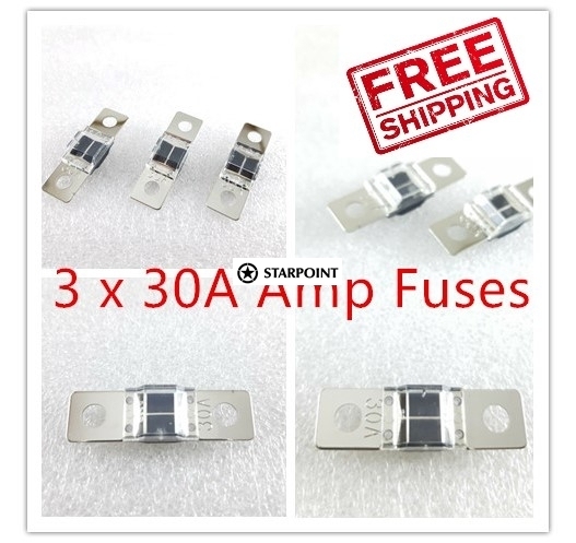 3 x 30 AMP/ 40 AMP/ 50 AMP/ 60 AMP/ 80 AMP/ 100 AMP Midi Fuses Suit Dual Battery or Solar Bulk Available