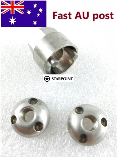 Starpoint M6 Anti Theft Security Lock Nuts 2* 6MM Nuts +1 Key Bolt tools