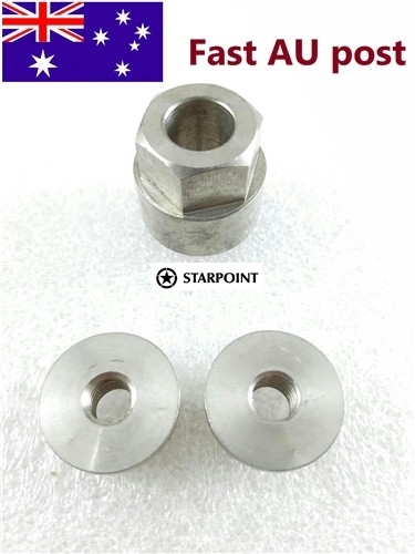 2 Pieces Anti Theft Tamper Security Lock Nuts 8MM (M8) Nuts + 1 Key for Driving lights Light bar