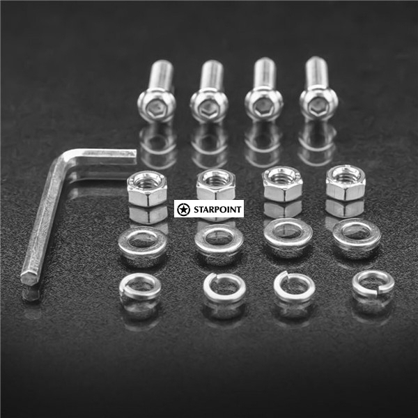 Pair Bull bar Clamps 66-71mm Mounting Tube Nudge bar Brackets for Light bar Driving Light Antenna