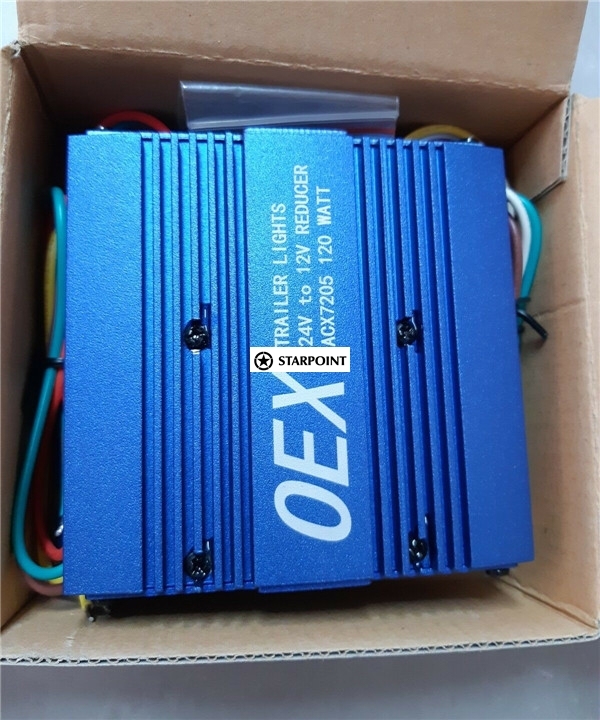 Truck Trailer Lights Voltage Reducer 24v To 12v 10 Amp High Quality 4 Circuit OEX