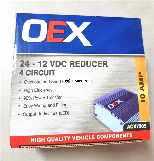 Truck Trailer Lights Voltage Reducer 24v To 12v 10 Amp High Quality 4 Circuit OEX