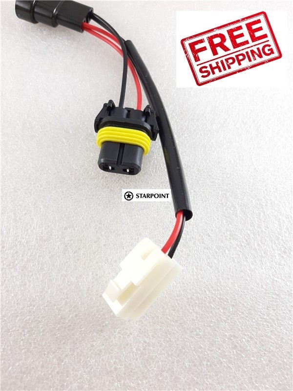 Piggy Back Adapter HB4/9006 for High Beam Wiring Adaptor Inline HB4/ 9006 Splice Adapter
