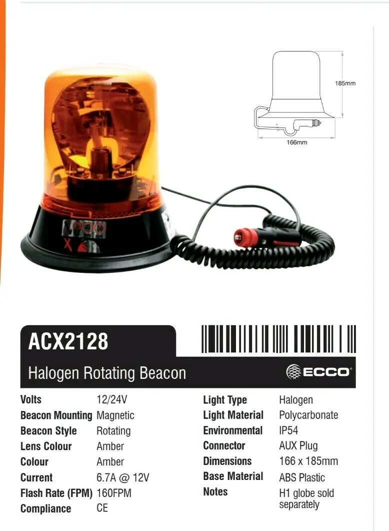 Halogen Rotating Beacon