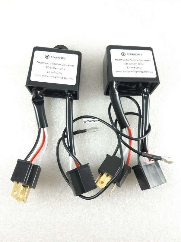 LED Headlights 2 x H4 Switching modules converter For Toyota Hilux & Holden Rodeo