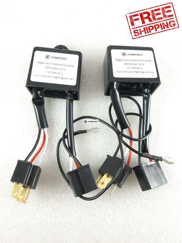 LED Headlights 2 x H4 Switching modules converter For Toyota Hilux & Holden Rodeo