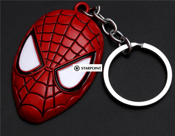 The Avengers Marvel Keychains Ironman Hand hulk fist Batman Spiderman, Ironman, superman