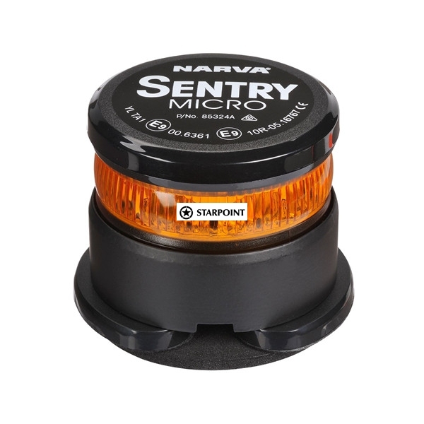 Narva 85324A Sentry LED Amber Beacon Micro USB Rechargeable Class 1 Emergency Beacon