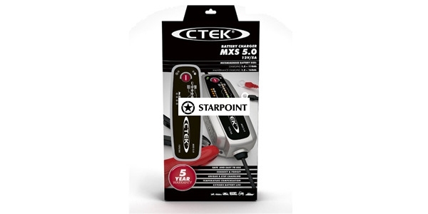 CTEK MXS 5.0 12V 5Amp Smart Battery Charger Car Boat 4WD with automatic temperature compensation