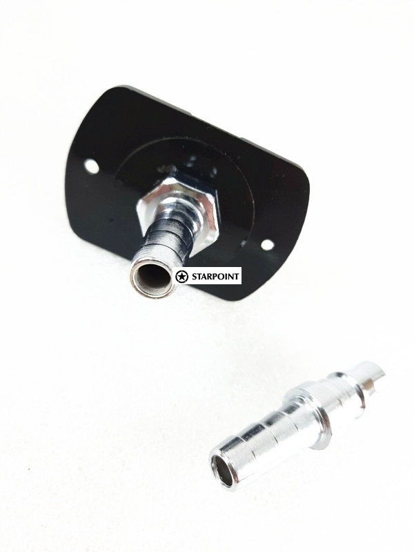 Flush Mount Air Fitting Kit - Male and Female Fittings for On Board Compressors