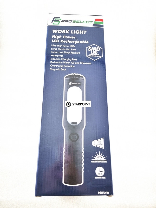 Rechargeable LED Handheld Work Light, Proselect LED Inspetion Light for Workshop, Shed, Garage