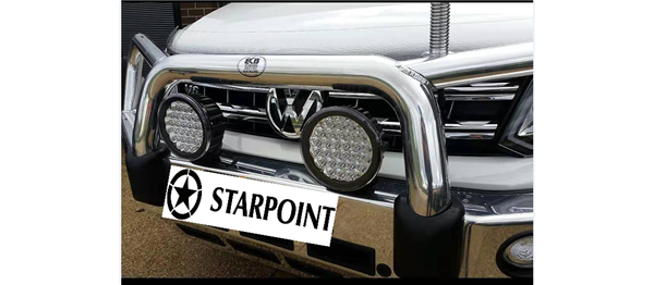 Pair Powerful 7 Inch LED Driving Spotlights, Round Off road 4x4 LED Driving Light Combo Kit