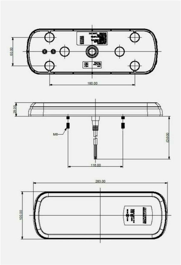 Maxilite LED Combination Light Stop Tail Sequential Indicator 