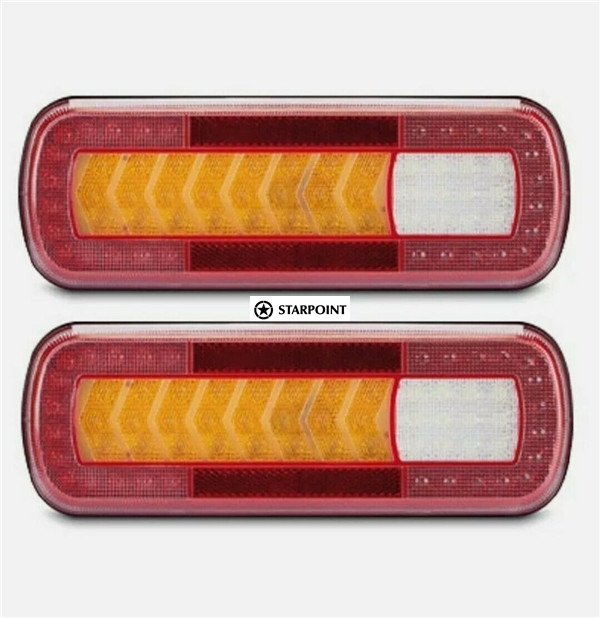 Maxilite LED Combination Light Stop Tail Sequential Indicator 10-30v 200 x100mm