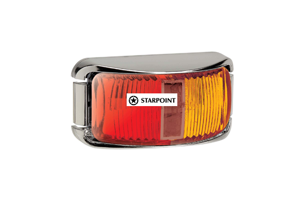 Narva 91602C 9-33 Volt Model 16 LED Side Marker Lamp Red/Amber, LED Trailer Marker Light