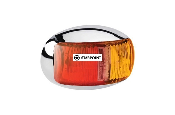 Narva Narva LED Side Marker Clearance Light  91605C 9-33 Volt Model 16 LED Side Marker Lamp Red/Amber