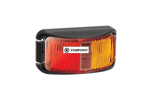 Narva 91603 9-33 Volt Model 16 LED Side Marker Lamp Red/Amber, LED Clearance Light