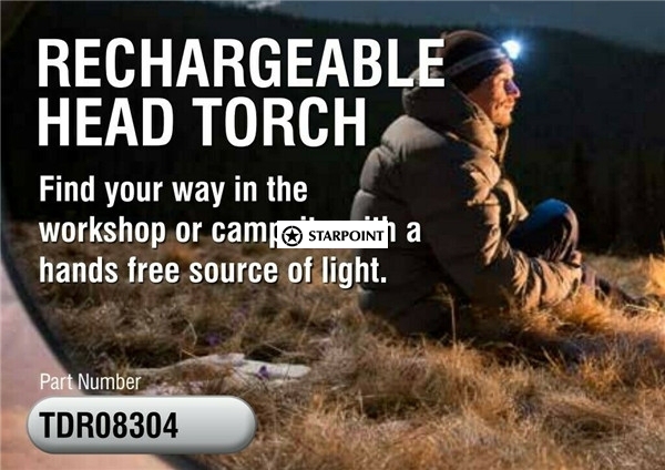 Thunder  3W LED Headlamp Headlight Torch 150 Lumens USB Rechargeable - Adjustable Beam 200 Lm 2.5h Runtime