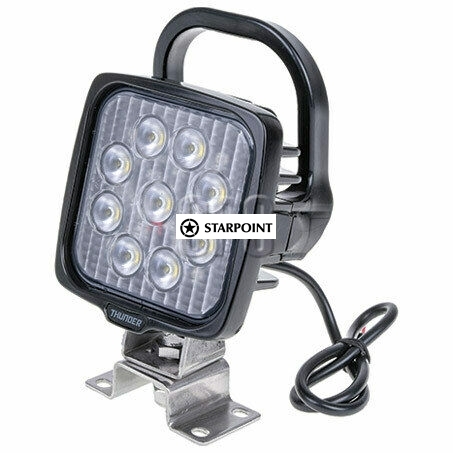 Thunder 9 LED Work Light With Handle &amp; Switch -3152 Lumens -12V/ 24V