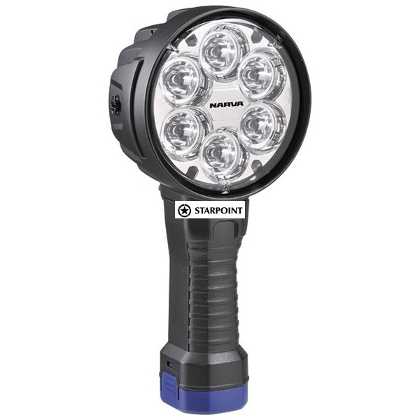 Narva Colt  Powerful Rechargeable 6 LED Handheld Spotlight - 2500 Lumens-IP67