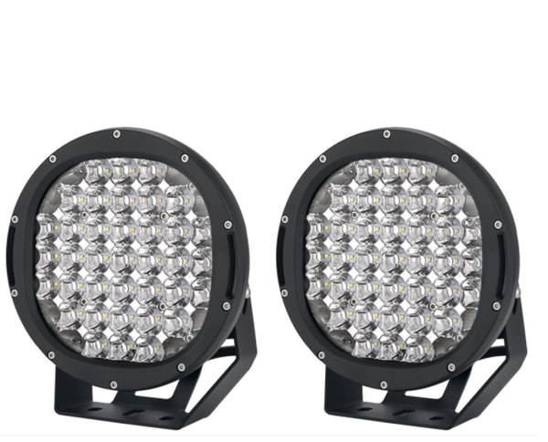 Pair 9 Inch Round LED Driving Spot Lights,  9 Inch Offroad 4WD Spotlights, IP68 with 5 Years Warranty