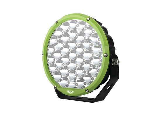 Hulk 9 Inch 4x4 Green Bezel Round LED Driving Spotlight Driving Beam 9-36V 160W 37 LEDs HU9634GK