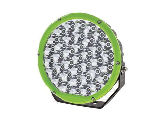 Hulk 9 Inch 4x4 Green Bezel Round LED Driving Spotlight Driving Beam 9-36V 160W 37 LEDs HU9634GK