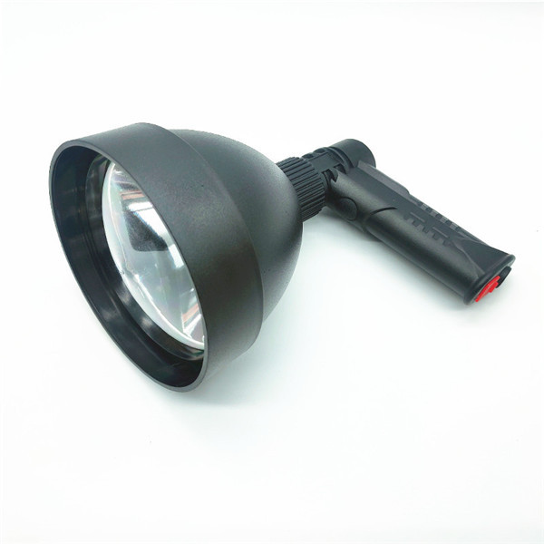 Powerful 150mm Rechargeable Handheld Spotlight for Hunting, 2500 Lumens LED Hunting Light for Camping,Hiking