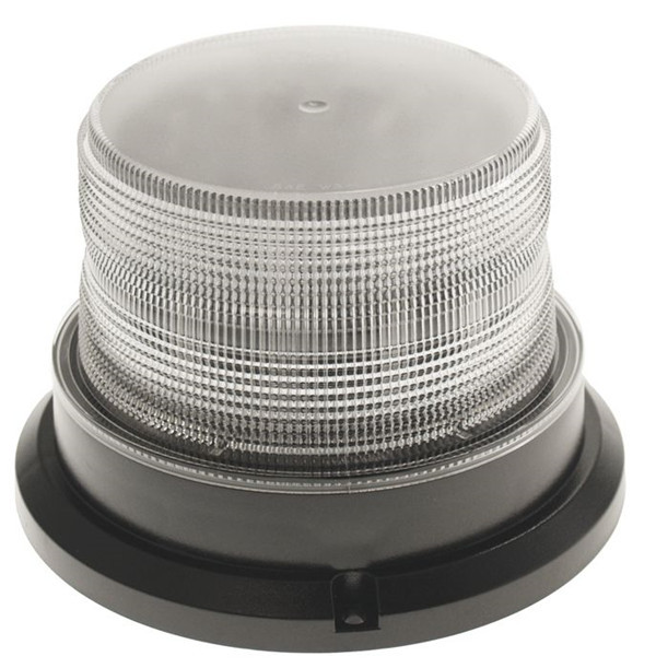 Low Voltage Amber LED Beacon With Fixed Mount Base 12/24V