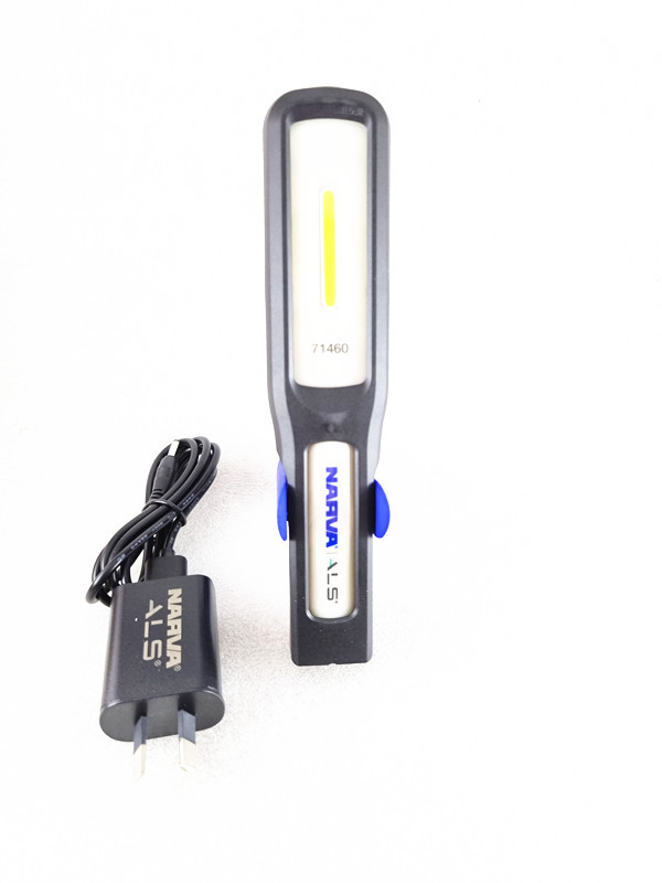 Narva Rechargeable LED Inspection Light - 200 Lumens Straight and Folding Work Light