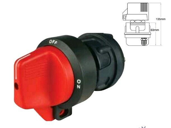 Battery Master Switch 75920 SPST On/Off Cole Hersee Isolator 300A @ 12v Lockable