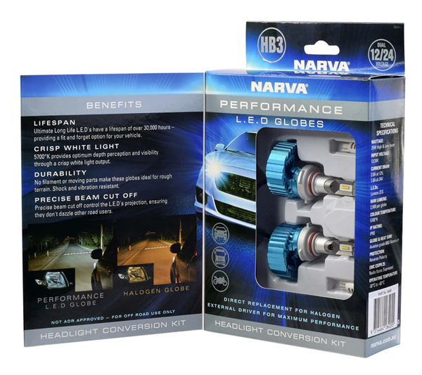 NARVA 18405 HB3 12/24V LED Conversion Kit for Car