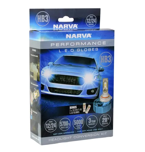 NARVA 18405 HB3 12/24V LED Conversion Kit for Car