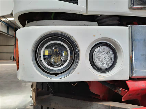 Pair 7 Inch Halo Headlights, LED Headlight Halo Angel Eyes Hi/Low Beam Lights For GQ Patrol / Holden H series / Jeep 4x4, Motorcycle, Truck