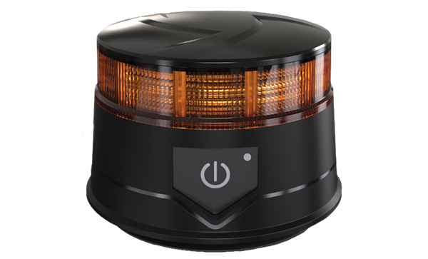 Whitevision Class 1 LED Beacon 10-30V Magnetic, Portable Amber Beacon with Remote Control