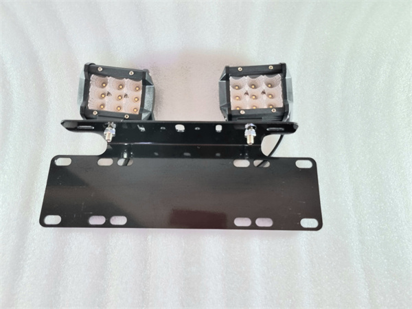 Pair 4 inch LED Work Light Kits with Number Plate Holder for Reverse Auxiliary Lights