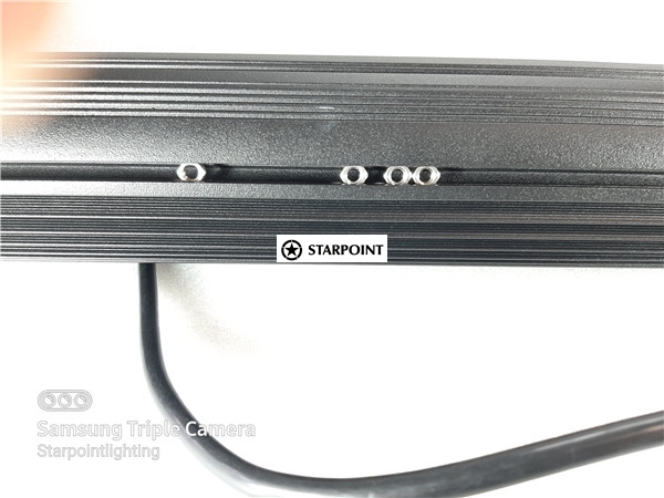 Starpoint 17 Inch LED Driving Light Bar Kits, 4X4 Offroad Driving Light Bar + Number plate bracket + Wire harness