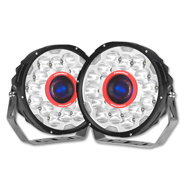 Fieryred 7inch LED Driving Light 1Lux@1,625m (pair) IP67 11,700 (pair) - 5 Years Warranty