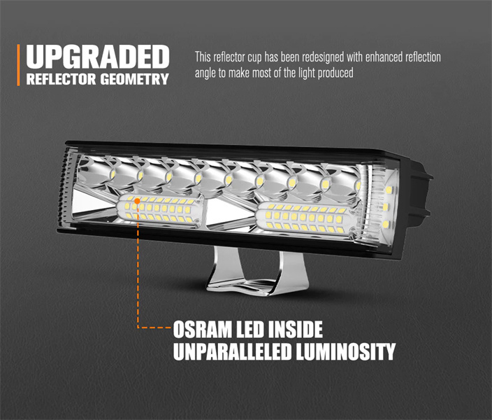 Lightfox 6inch LED Light Bar 1 Lux @ 300M IP68 Rating 10,098 Lumens - 2 Years warranty