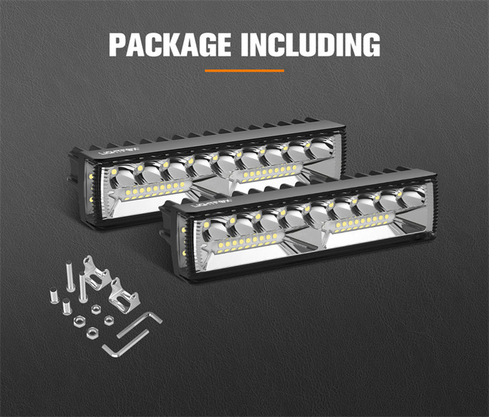 Lightfox 6inch LED Light Bar 1 Lux @ 300M IP68 Rating 10,098 Lumens - 2 Years warranty