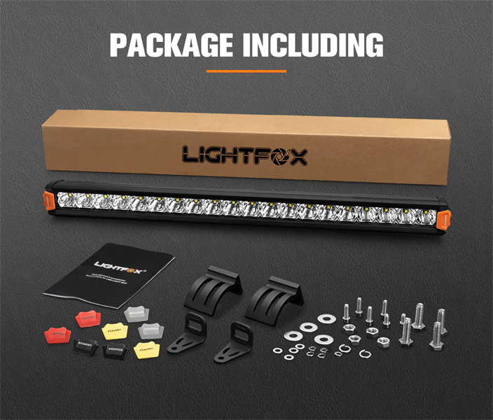 Lightfox Vega Series 20inch LED Light Bar 1 Lux @ 453M IP68 Rating 12,580 Lumens - 5 Years Warranty