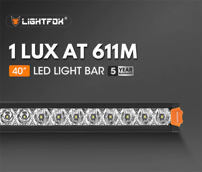 Lightfox Vega Series 40inch LED Light Bar 1 Lux @ 611M IP68 Rating 25,160 Lumens - 5 Years Warranty