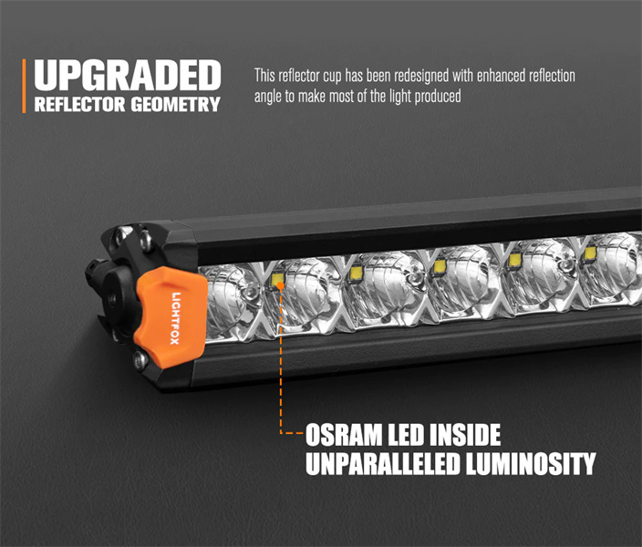 Lightfox Vega Series 40inch LED Light Bar 1 Lux @ 611M IP68 Rating 25,160 Lumens - 5 Years Warranty