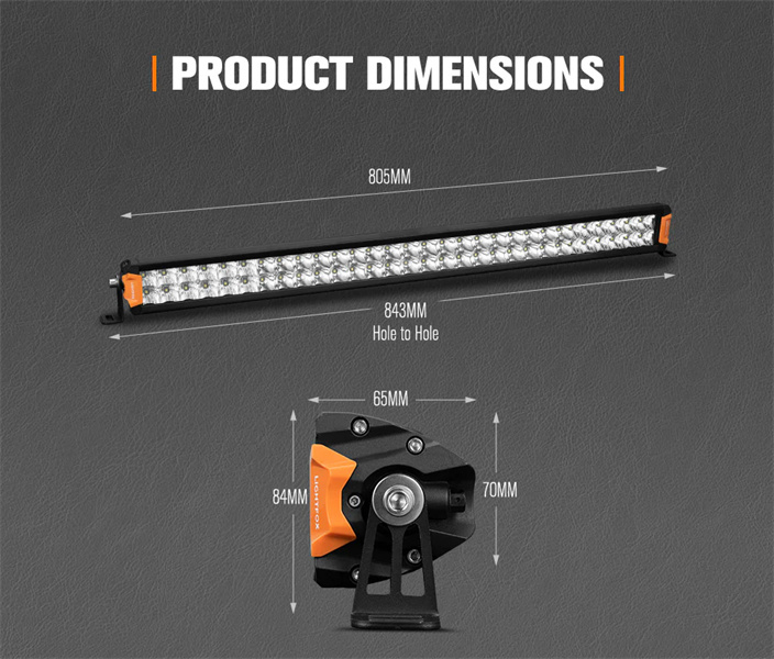 Lightfox Rigel Series 30inch LED Light Bar 1 Lux @ 612M IP68 Rating 22,644 - 5 years warranty