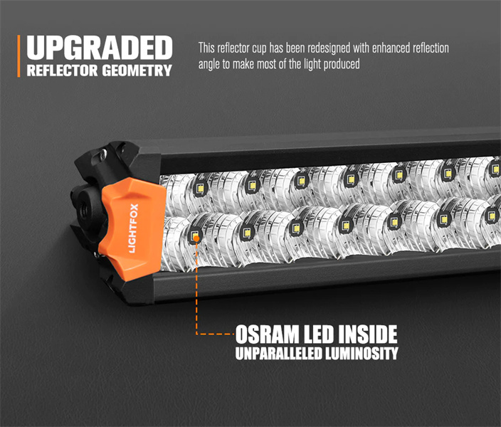 Lightfox Rigel Series 40inch LED Light Bar 1 Lux @ 694M IP68 Rating 30,192 - 5 years warranty