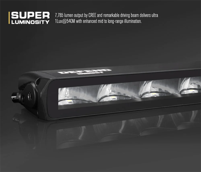 Defend Indust 30inch LED LIGHT BAR 1 Lux @ 540M IP68 Rating 7,785 Lumens --5 Years Warranty